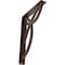 Ekena Millwork Versailles Wrought Iron Bracket, (Single center brace), Antiqued Copper 1 1/2"W x 7 1/2"D x 10"H BKTM01X07X10SVEACO - alternate 1